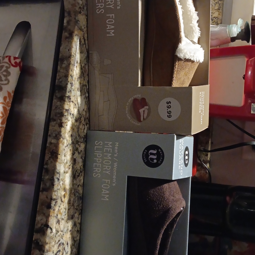2 pairs. Slippers